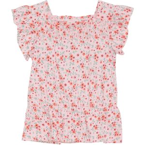 Minymo Top - Rozenkwarts m. Bloemen - Minymo - 4 jaar (104) - Tanktop