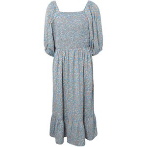 Hound Jurk - Flower - Sky Blue - Hound - 10 jaar (140) - Jurk