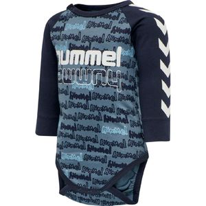 Hummel Romper l/s - hmlBilly - China Blue - Hummel - 3 jaar (98) - Romper L/S