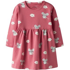 Name It Jurk - NbfVandora - Rapture Rose/Muis - Name It - 68 - Jurk