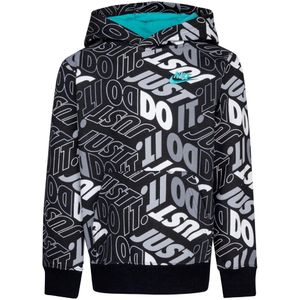 Nike Hoodie - Zwart m. Print - Nike - 6 jaar (116) - Hoodie