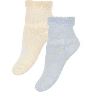 Molo Sokken - Bamboe - 2-pack - Nodda - Luchtschrijven/Beige - Molo - 23/26 - Sokken