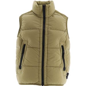 Stone Island Donsvest - Sage - Stone Island - 10 jaar (140) - Donsvest