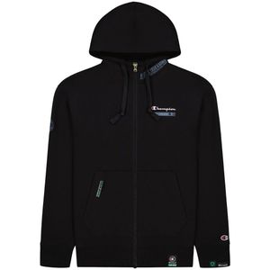 Champion Fashion Cardigan - Zwart m. Logo - Champion - 16-18 jaar (176-188) - Cardigan