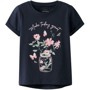 Name It T-Shirt - NmfVix - Navy Blazer/Vandaag - Name It - 6 jaar (116) - T-Shirt