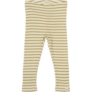 Petit Piao Leggings - Rib - Modaal - Khaki/Dark Off White - Petit Piao - 62 - Leggings