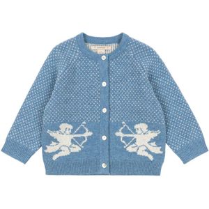 Konges Sløjd Cardigan - Wol/Polyamide - Angel - Konges Sløjd - 74 - Cardigan
