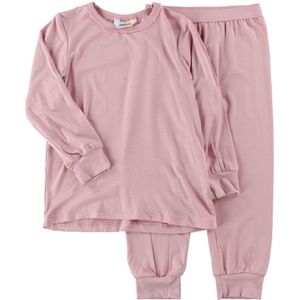 Joha Pyjama set - Bamboe - Roze m. Kant - Joha - 90 - Pyjama - Tweedelig