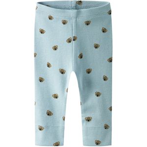 Name It Leggings - NbmLialo - Dusty Blue m. Print - Name It - 50 - Leggings