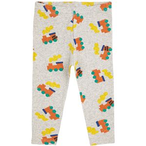 Bobo Choses Leggings - Choo Choo Overal - Light Grey Heather - Bobo Choses - 9 mnd - Leggings