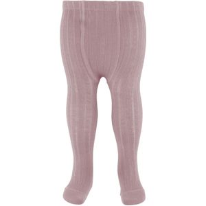 Condor Panty's - Wol/Acryl - Rib - Dusty Roze - Condor - 6-12 mnd - Panty's