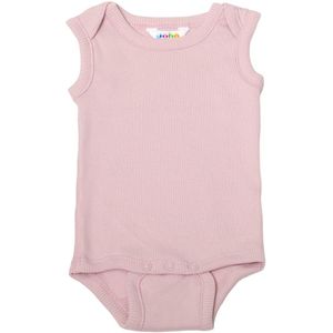 Joha Romper mouwloos - Rib - Dusty Roze - Joha - 50 - Romper Mouwloos