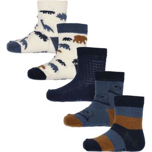 Minymo Sokken - 5-pack - Total Eclipse m. Patroon - Minymo - 15/18 - Sokken