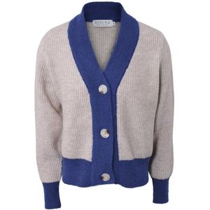 Hound Cardigan - Gebreid - Rib - Kobalt Blue - Hound - 18 jaar (188) - Cardigan