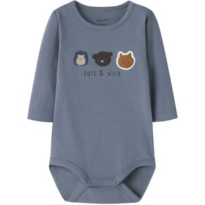 Name It Romper l/s - NbmSave - Vuursteen Stone - Name It - 56 - Romper L/S