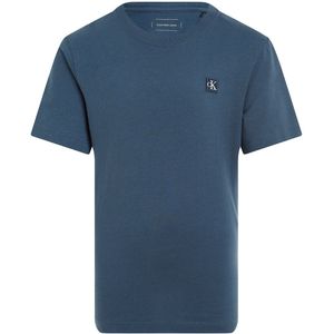 T-shirt - Mélange - Jersey - Kwartmouw - Normale Pasvorm