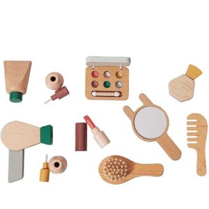 Petit Monkey Make-upset - 10 Onderdelen - Hout - Petit Monkey - OneSize - Speelgoed