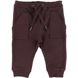 Wheat Joggingbroek - Nuno - Soft Aubergine - Wheat - 74 - Broeken - Katoen