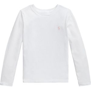 Polo Ralph Lauren Blouse - Wit m. Roze - Polo Ralph Lauren - 6 jaar (116) - Shirts