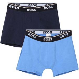 BOSS Boxershorts - 2-pack - Navy/Blauw - BOSS - 16 jaar (176) - Boxershorts