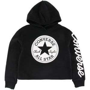 Hoodie - Zwart - Sweatstof - Met Capuchon en Logoprint