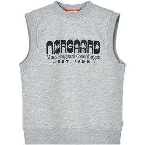 Mads Nørgaard Vest - Zonnen - Lichtgrijs Gevlekt - Mads Nørgaard - 10 jaar (140) - Vest