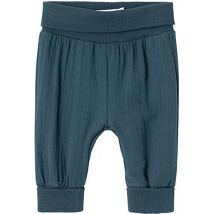 Name It Broek - Mousseline - NbmDasalle - Dark Denim - Name It - 68 - Broeken - Katoen