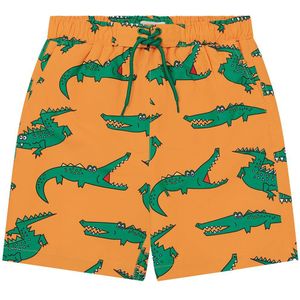 Stella McCartney Kids Zwembroeken - Oranje/Groen m. Krokodillen - Stella McCartney Kids - 9 mnd - Badmode