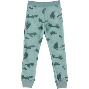 Joha Leggings - Wol/Bamboe - Groen Op - Joha - 90 - Leggings - Wol