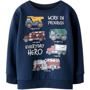 Name It - NMMORSON TONKA NREG SWEAT - Sweatshirt - Navy Blazer - Lange Mouwen