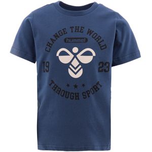 Hummel T-Shirt - hmlKalle - Vlag Blue - Hummel - 4 jaar (104) - T-Shirts