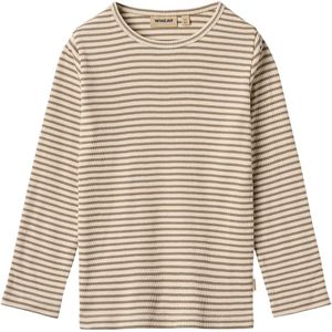 Wheat Blouse - Rib - Stijging - Stone Stripe - Wheat - 2 jaar (92) - Shirts