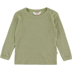 Joha Blouse - Rib - Wol/Zijde - Groen - Joha - 60 - Shirts