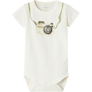 Name It Romper k/æ - NbmJacts - Jet Stream m. Camera - Name It - 50 - Romper S/S