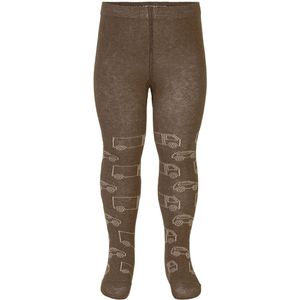 Minymo Panty's - Coca Brown m. Auto's - Minymo - 56/62 - Panty's