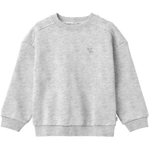 Wheat Sweatshirt - Willi - Light Melange Grey - Wheat - 4 jaar (104) - Sweatshirt