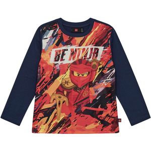 LEGO® Wear Ninjago Blouse - LwTaffy - Donkerblauw - LEGO® Wear - 4 jaar (104) - Shirts