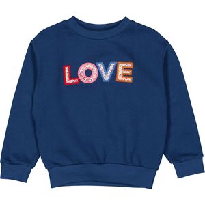 Freds World Sweatshirt - Bloei - Navy - Freds World - 4 jaar (104) - Sweatshirt