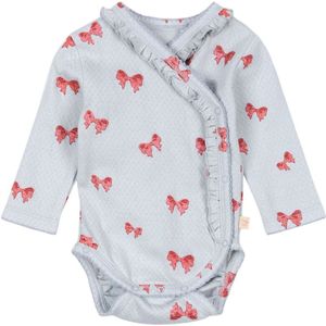 Konges Sløjd Wikkelromper l/s - Sui - Rosia Blue Bow - Konges Sløjd - 50/56 - Romper L/S
