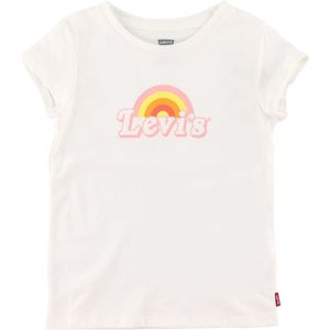 Levis - T-Shirt - Rainbow Grafisch - Wit