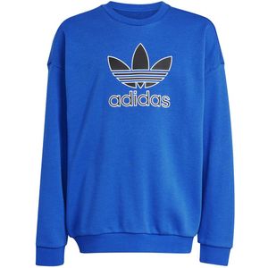 adidas - Oversized Sweater - Zwart - Katoen/Elastaan