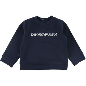 Emporio Armani Sweatshirt - Navy m. Wit - Emporio Armani - 9 mnd - Sweatshirt