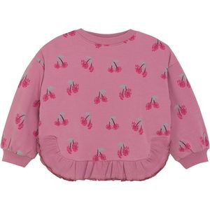 Minymo Sweatshirt - AOP - Mauve Orchid - Minymo - 4 jaar (104) - Sweatshirt