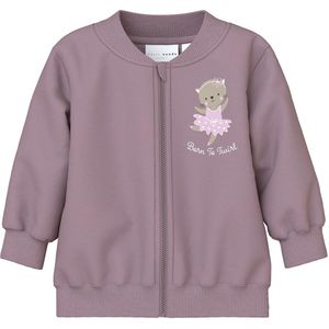 Name It Cardigan - NbfVrillie - Elderberry/CAT Ballerina - Name It - 56 - Cardigan