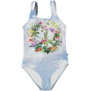 Molo Zwempak - UV50+ - Nika - Flower Peach - Molo - 6 jaar (116) - Badmode