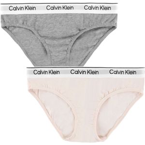 Calvin Klein - Brazilian Slip - Roze en Grijs - Set van 2