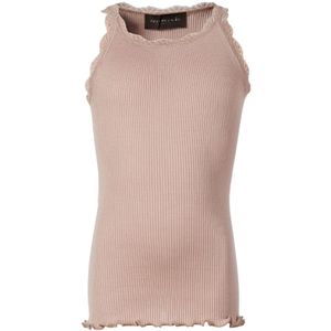 Rosemunde Top - Lang - Zijde/Katoen - Roze Poeder m. Veter - Rosemunde - 14 jaar (164) - Tanktop