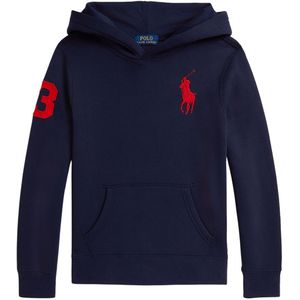 Polo Ralph Lauren - Kinderhoodie - Katoenmix - Los Model - Capuchon - Gestikt Logo