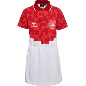 Hummel Jurk - DBU Speeldag - Wit/Chili Pepper - Hummel - 4 jaar (104) - Jurk