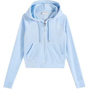 Juicy Couture Cardigan - Madison - Fluweel - Powder Blue - Juicy Couture - Teen - S - Small - Cardigan